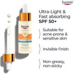 Eucerin Sun Oil Control Dry Touch Ultra-Light UV Serum SPF50+ 50ml (1.01floz)