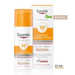 Eucerin Sun Pigment Control Sun Tinted Gel-Cream SPF50+ Medium 50ml (1.69floz)