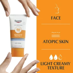 Eucerin Sun Sensitive Protect Cream SPF50+ Sunscreen 50ml (1.69floz)
