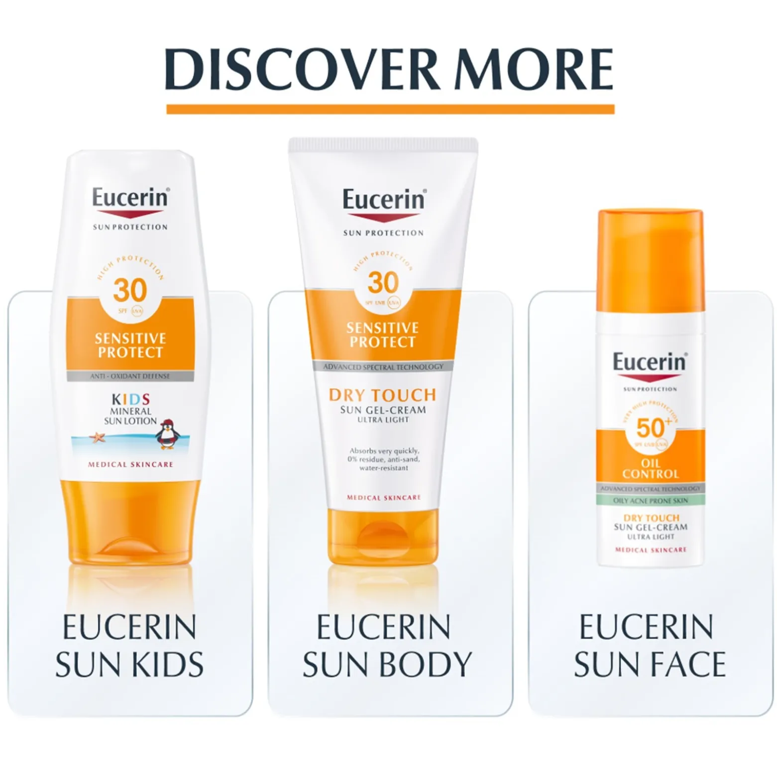 Eucerin Sun Sensitive Relief After-Sun Gel-Cream Face & Body 200ml (6.76floz)