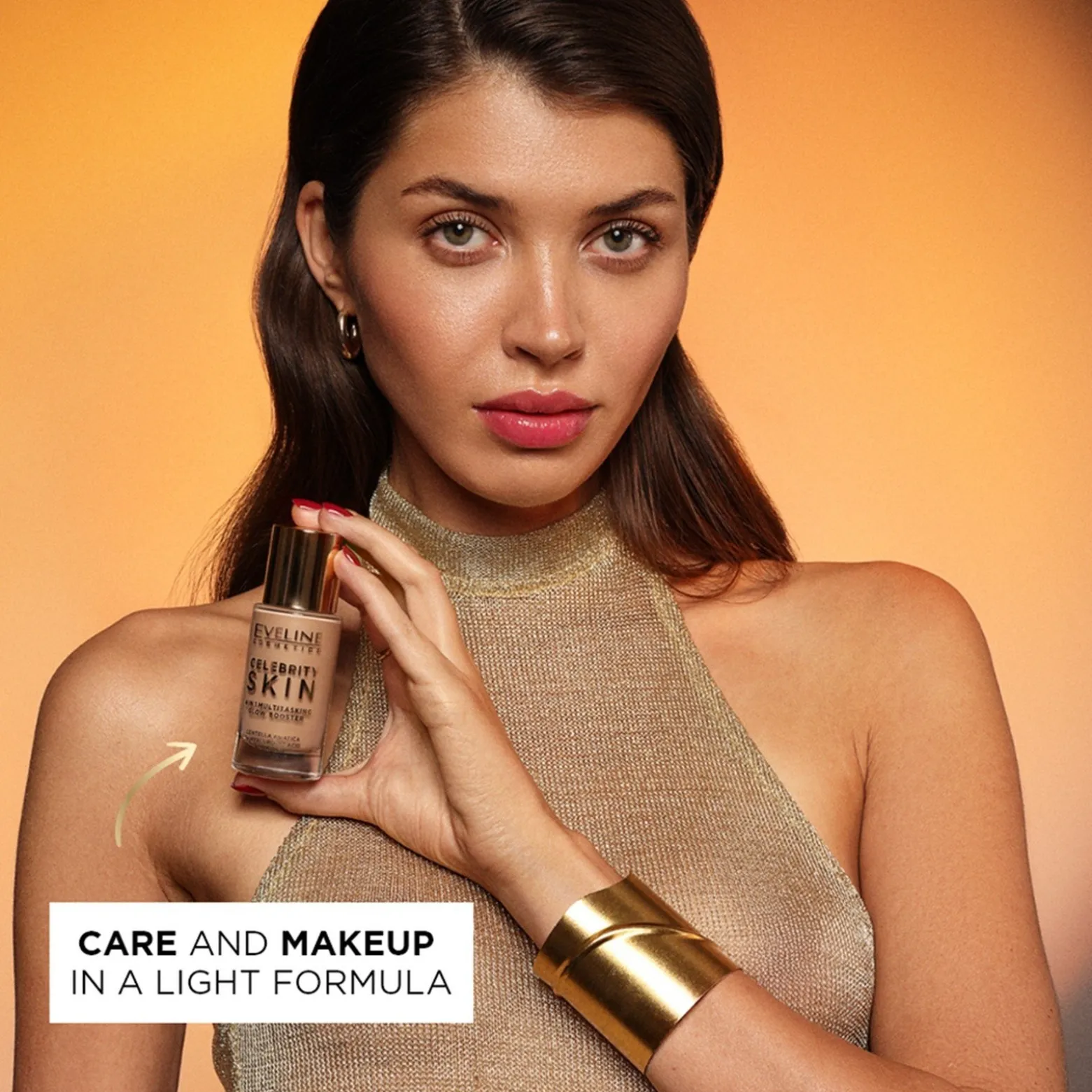 Eveline Cosmetics Celebrity Skin 4-in-1 Multitasking Glow Booster 02N Universal Tan 30ml (1.06floz)