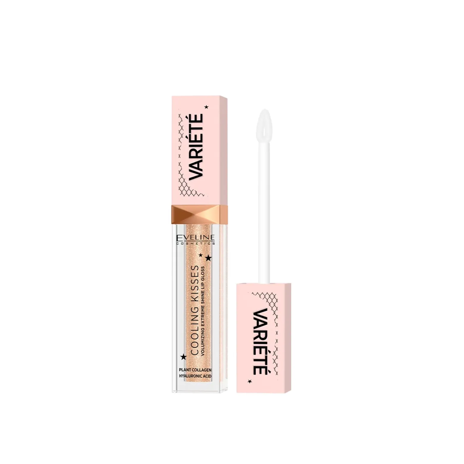 Eveline Cosmetics Cooling Kisses Volumizing Extreme Shine Lip Gloss 01 Ice Mint 6.8ml (0.24floz)