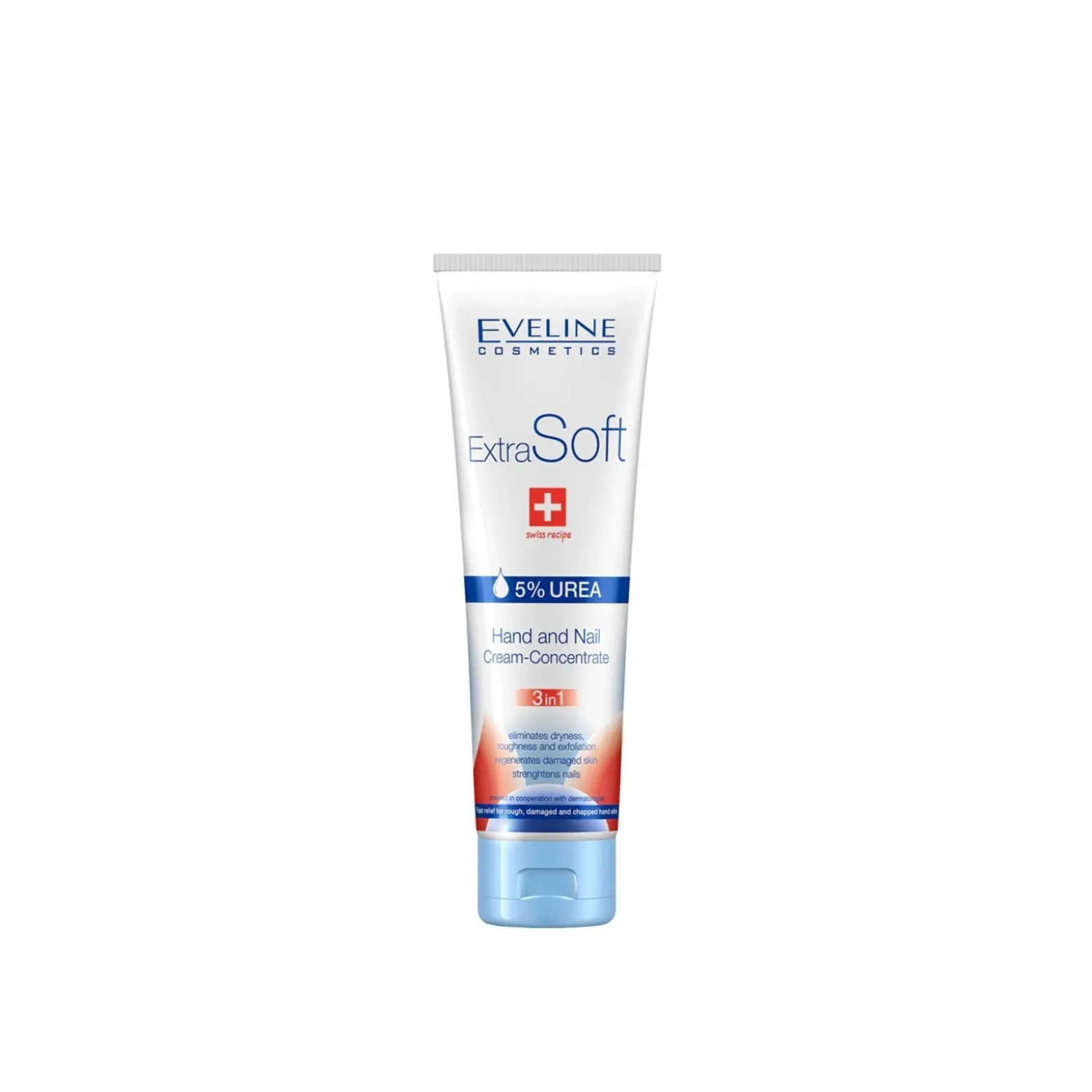 Eveline Cosmetics Extra Soft 3-in-1 Hand and Nail Cream-Concentrate 100ml (3.52floz)