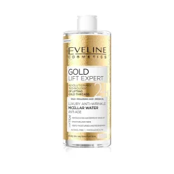 Eveline Cosmetics Gold Lift Expert 24K Luxury Anti-Wrinkle Micellar Water 500ml (17.60floz)