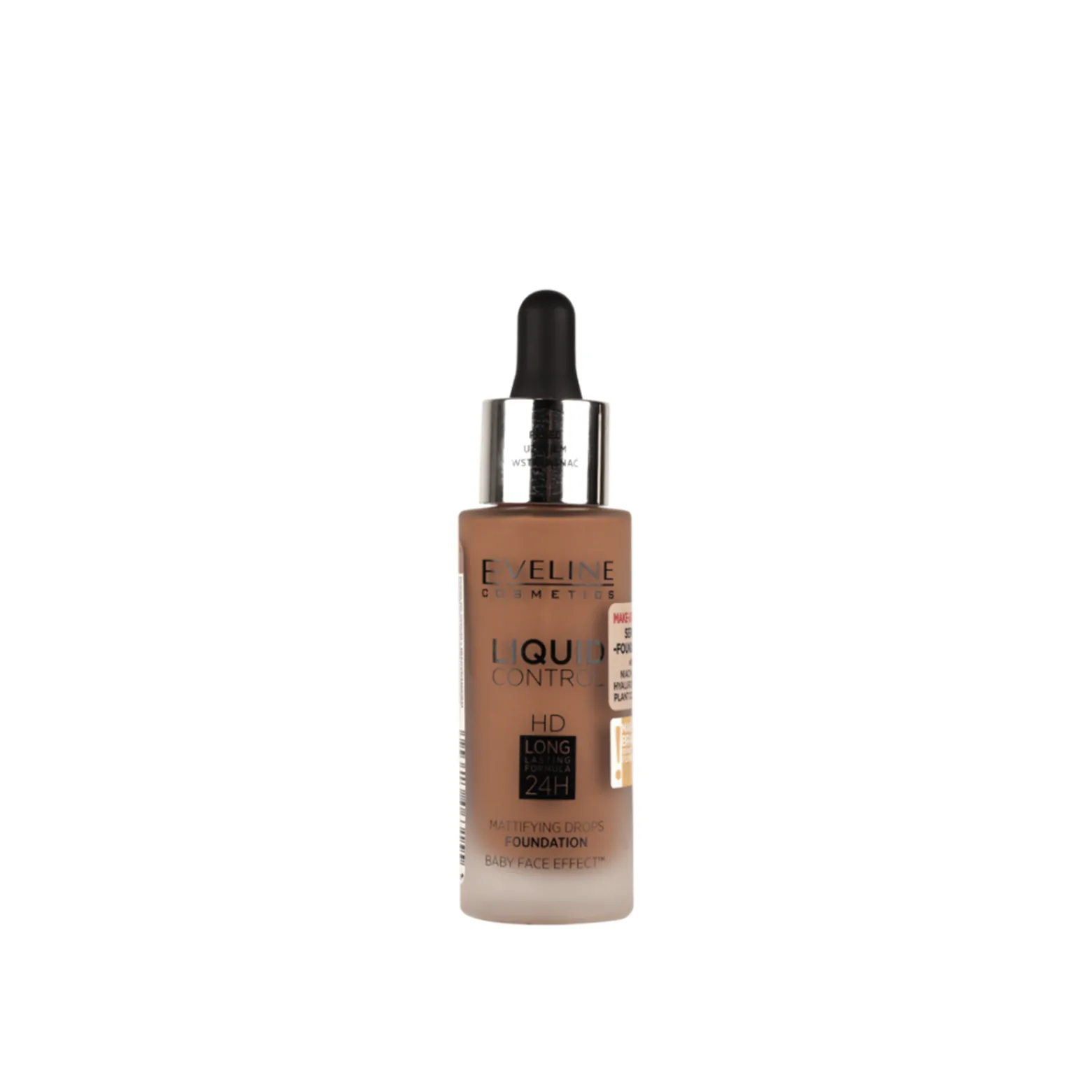 Eveline Cosmetics Liquid Control HD 24h Mattifying Drops Foundation 065 Toffee 32ml (1.13floz)