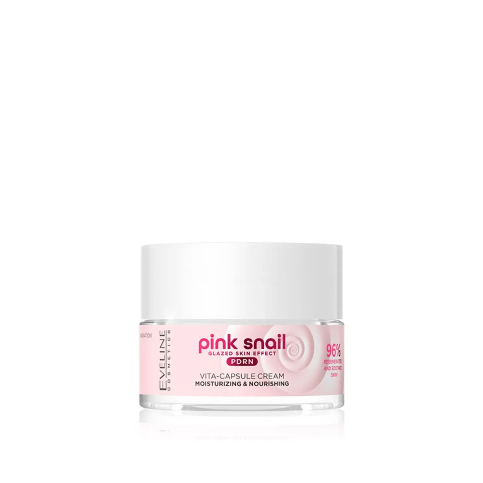 Eveline Cosmetics Pink Snail Moisturizing & Illuminating Vita-Capsule Cream 50ml (1.76floz)