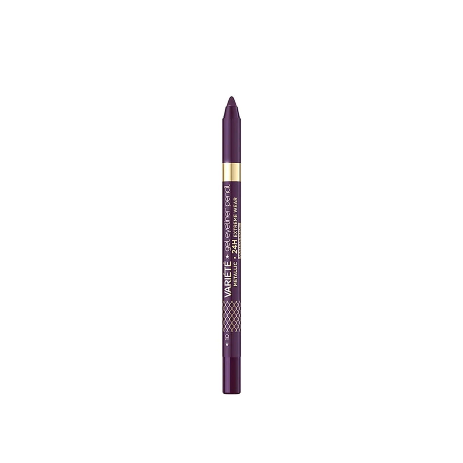 Eveline Cosmetics Variété Gel Eyeliner Pencil 24h Waterproof 10 Aubergine