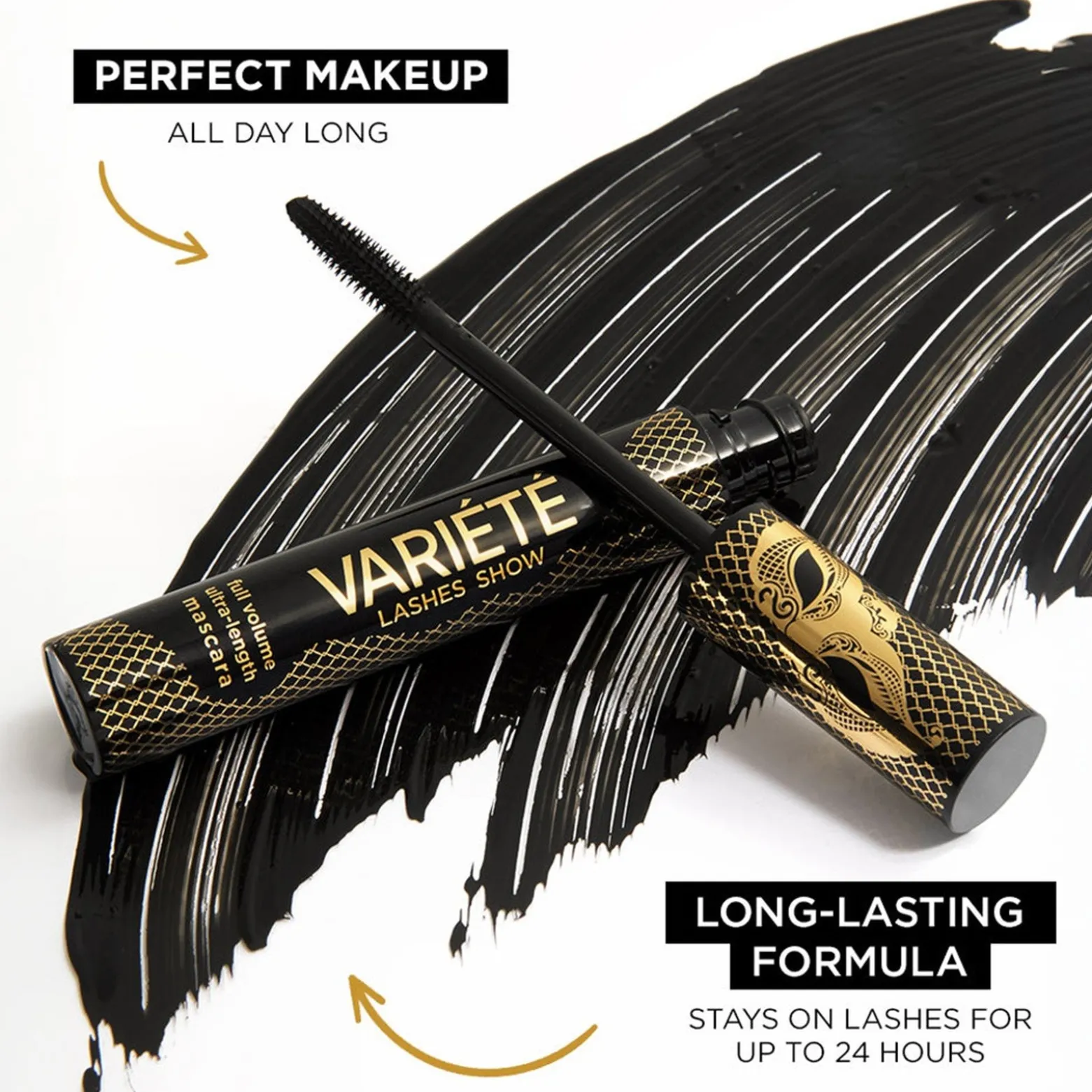 Eveline Cosmetics Variété Lashes Show Mascara Extra Black 10ml (0.35floz)