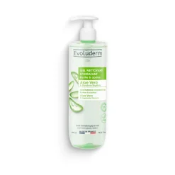 Evoluderm Aloe Vera Moisturizing Cleansing Gel 500ml (16.91floz)