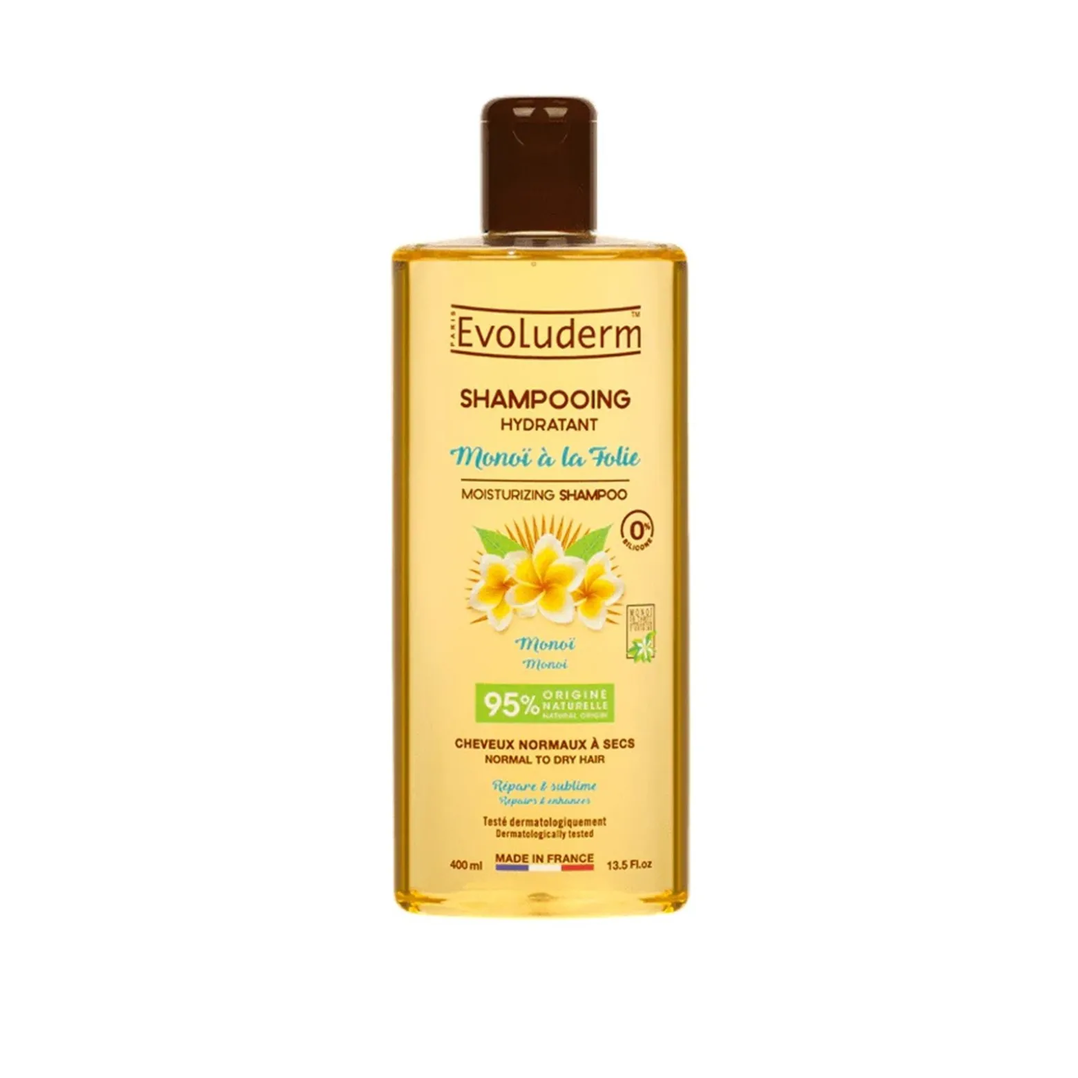 Evoluderm Monoï à la Folie Moisturizing Shampoo 400ml (13.5floz)