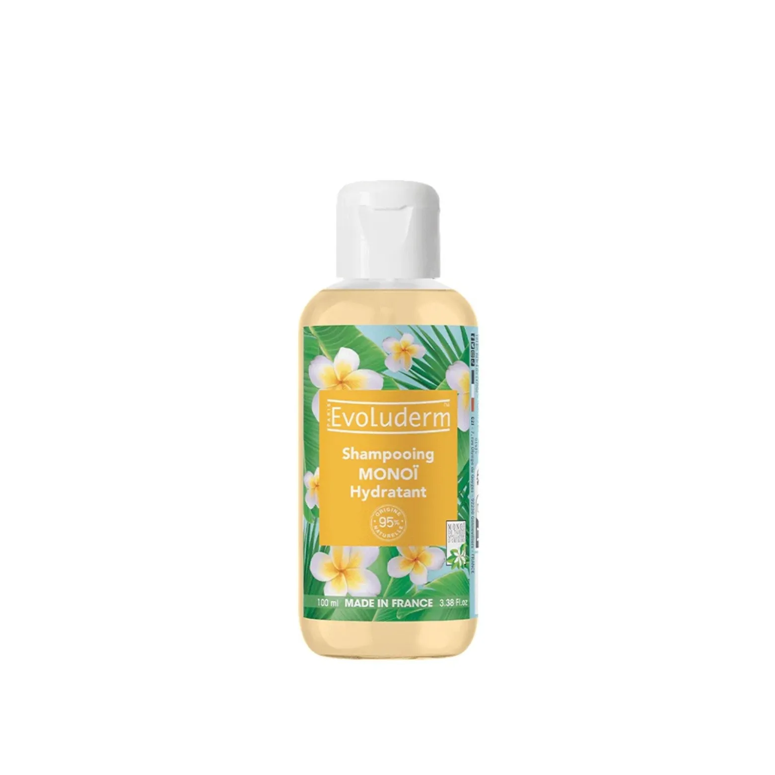 Evoluderm Monoï Moisturizing Shampoo 100ml (3.38floz)