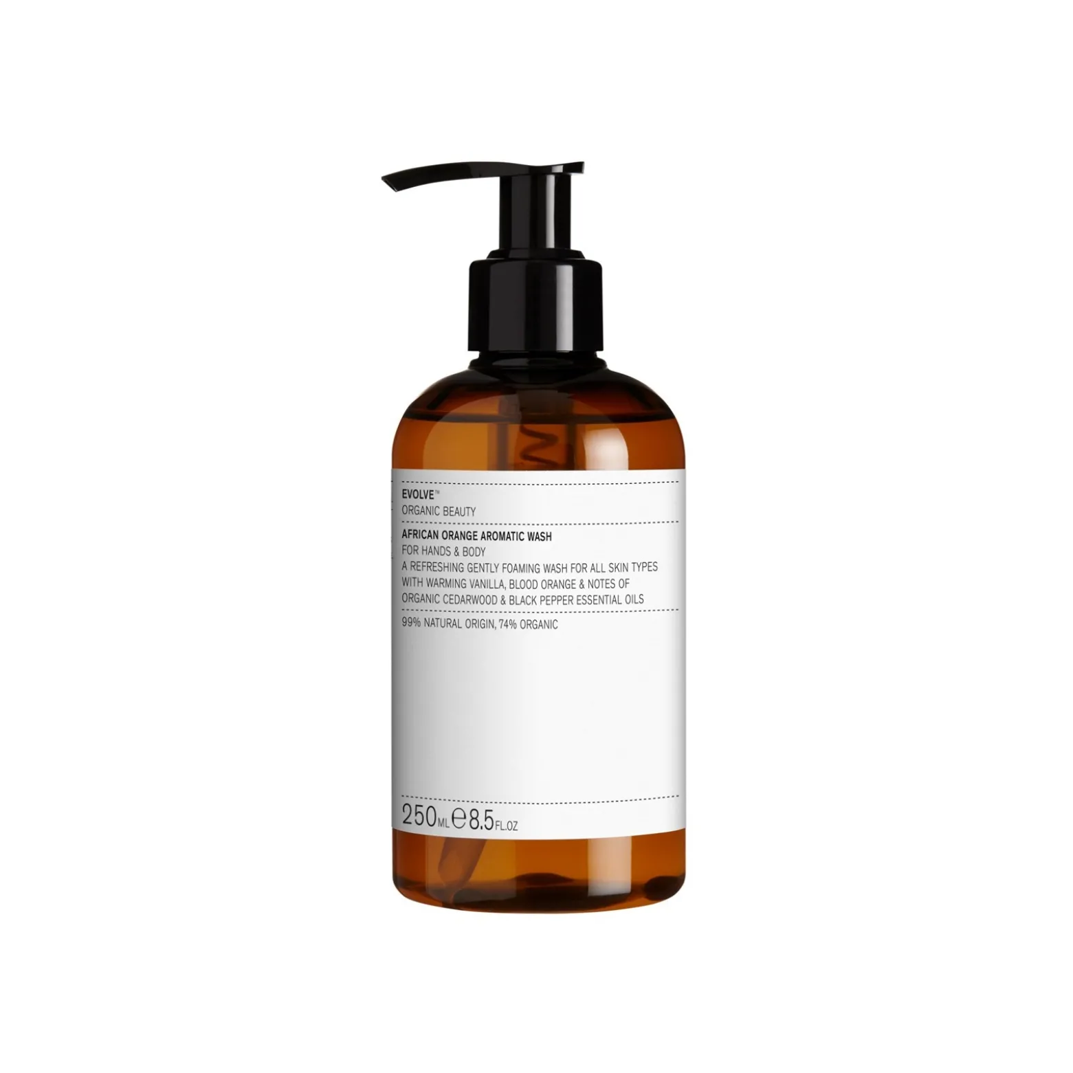 Evolve African Orange Aromatic Wash 250ml (8.45floz)