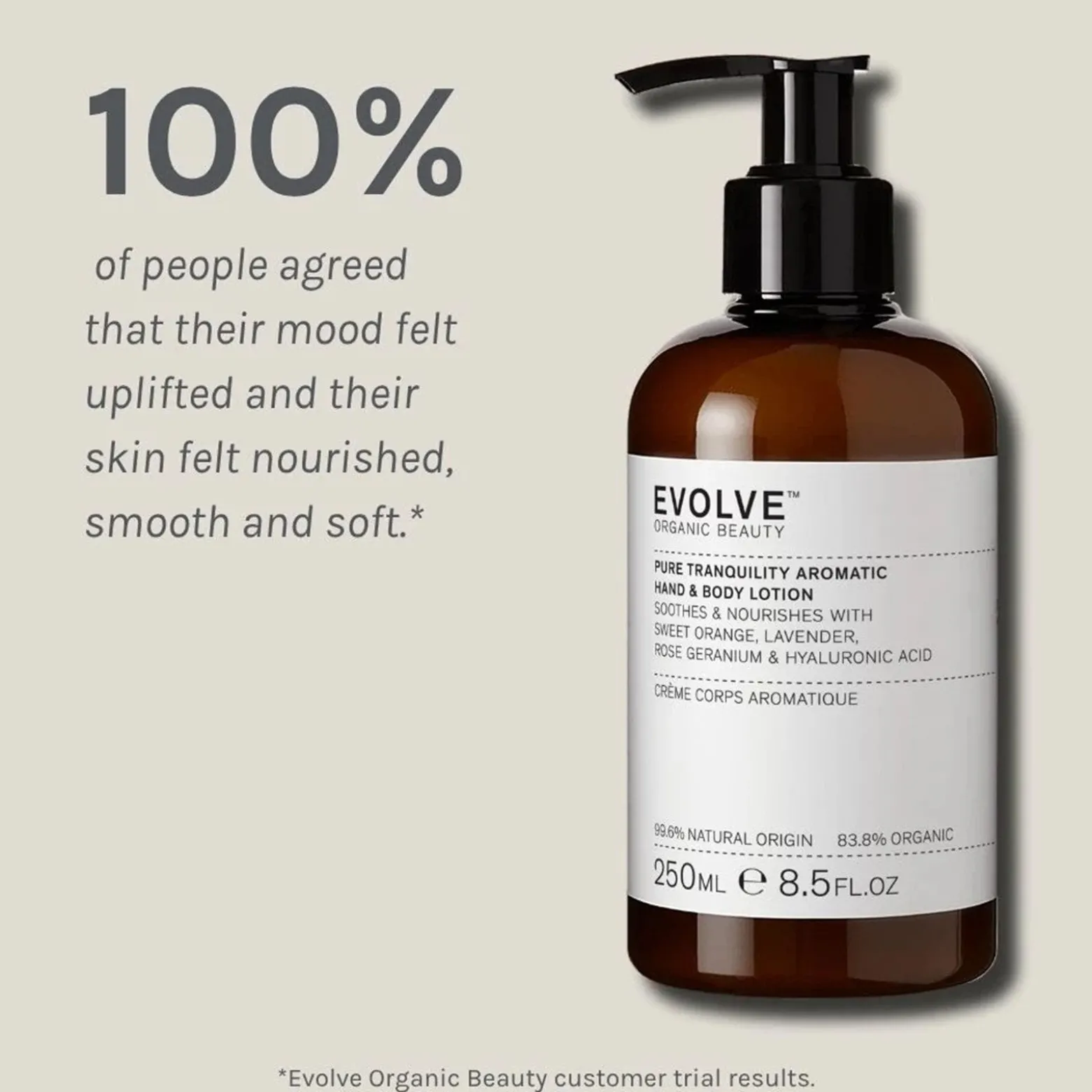 Evolve Pure Tranquility Aromatic Hand & Body Lotion 250ml (8.5floz)