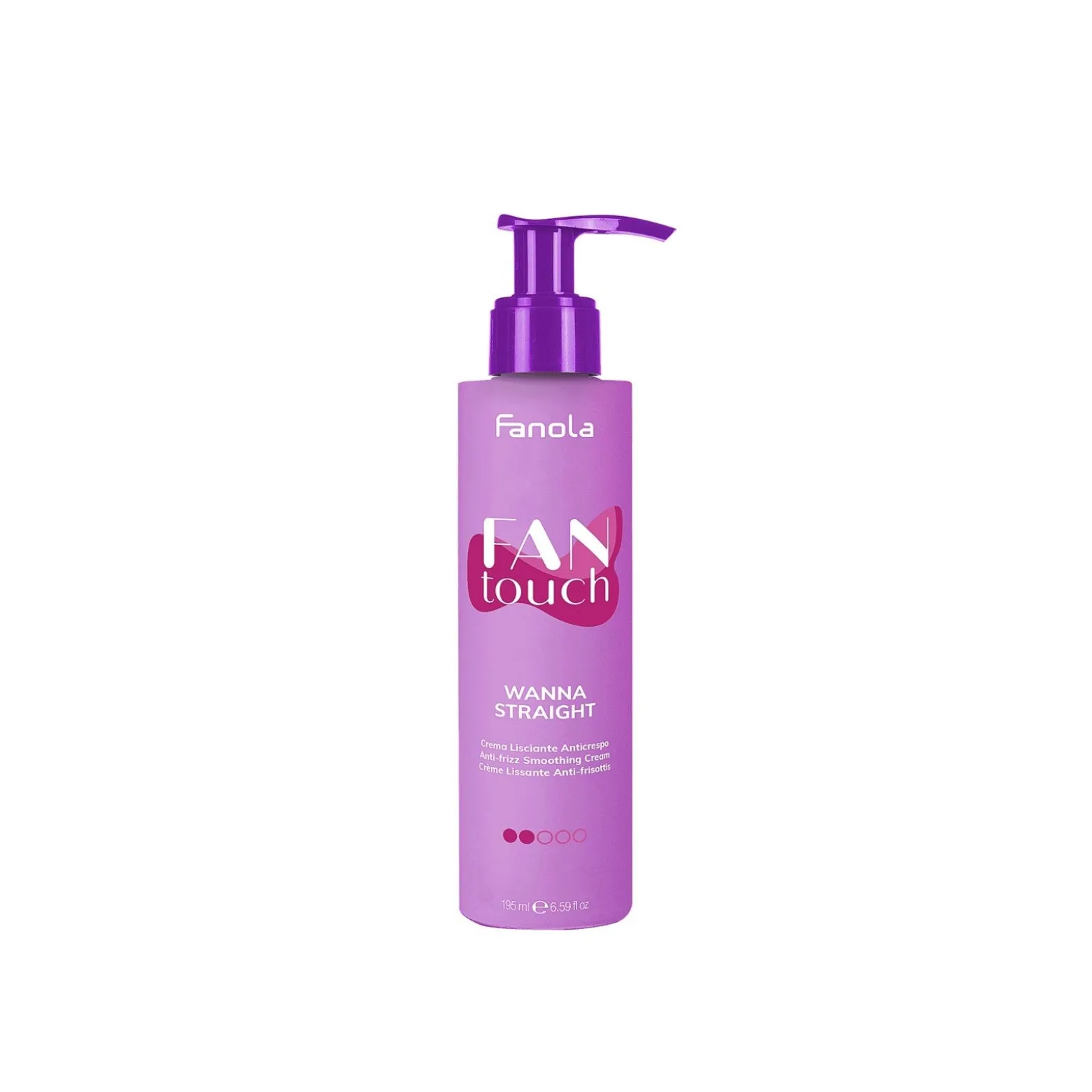 Fanola Fan Touch Wanna Straight Anti-Frizz Smoothing Cream 195ml (6.59floz)