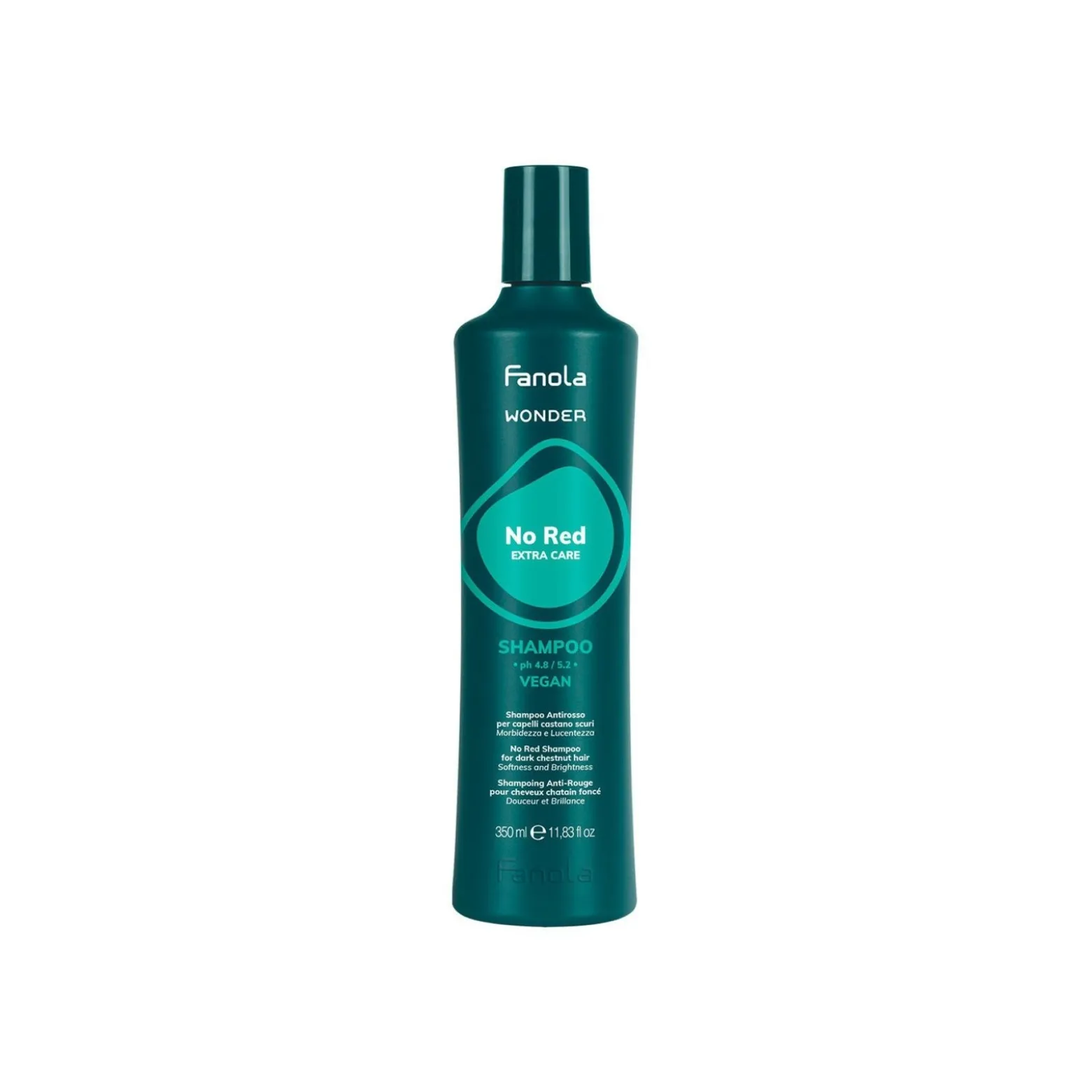 Fanola Wonder No Red Extra Care Shampoo 350ml (11.83floz)