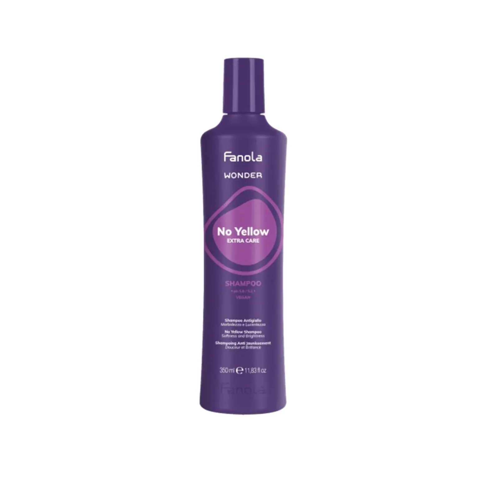 Fanola Wonder No Yellow Extra Care Shampoo 350ml (11.83floz)