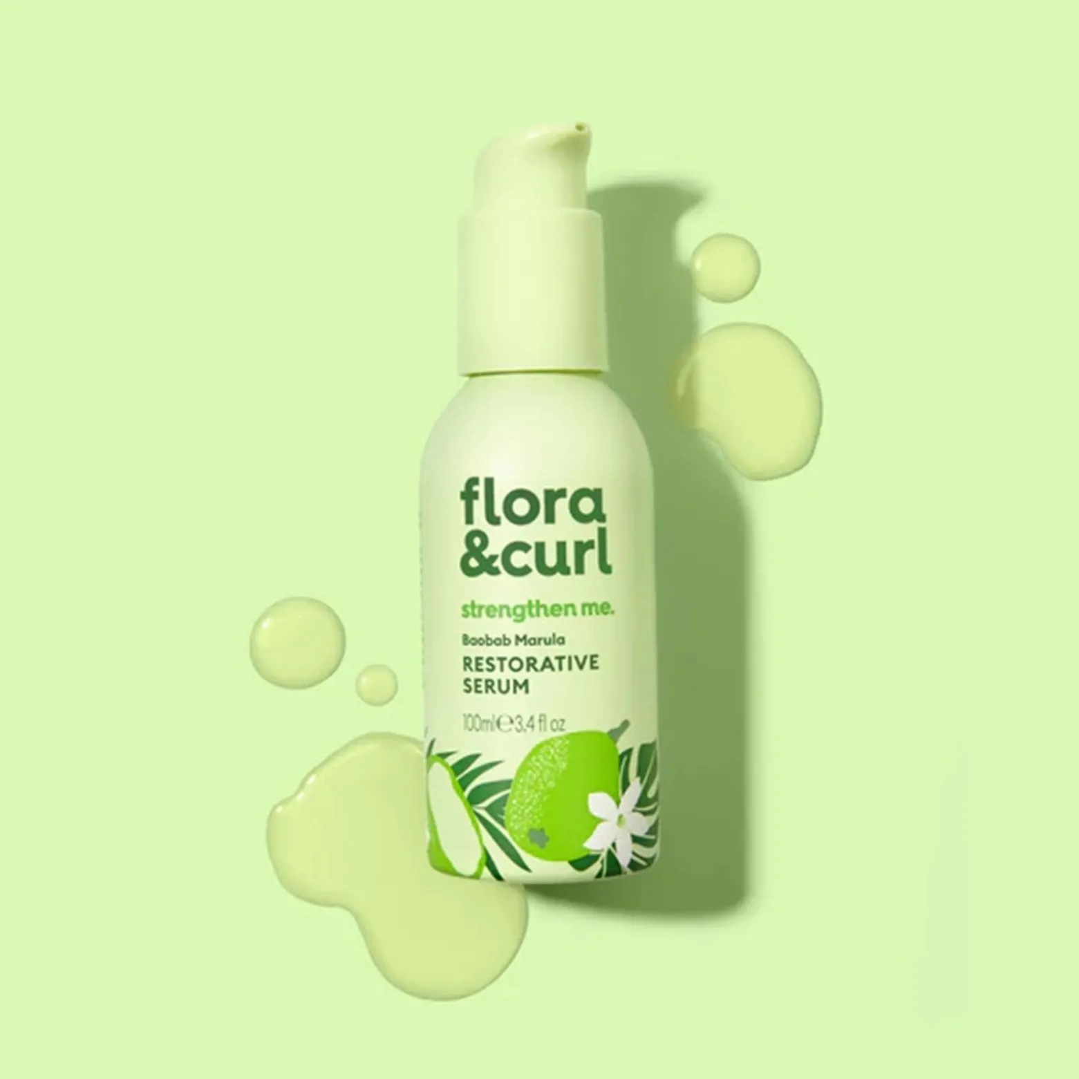 Flora & Curl strengthen me. Baobab Marula Restorative Serum 100ml (3.4floz)