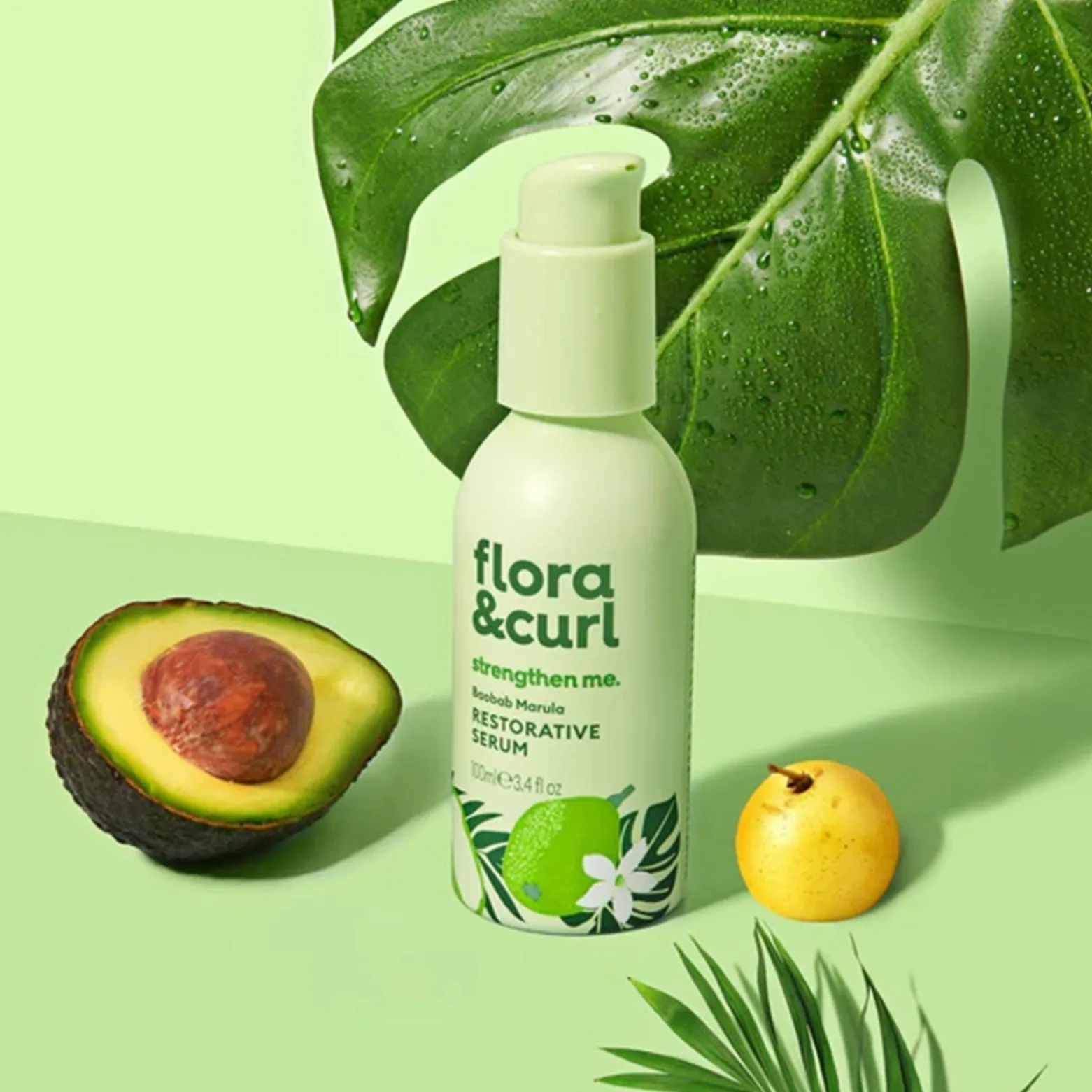 Flora & Curl strengthen me. Baobab Marula Restorative Serum 100ml (3.4floz)
