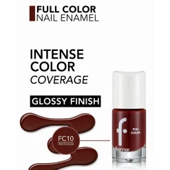 Flormar Full Color Nail Enamel 10 Penthouse 8ml (0.27floz)