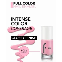 Flormar Full Color Nail Enamel 02 Love Dust 8ml (0.27floz)