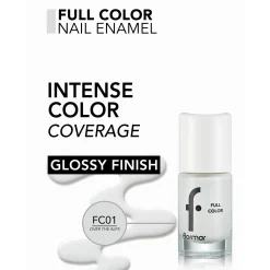 Flormar Full Color Nail Enamel 01 Over the Alps 8ml (0.27floz)