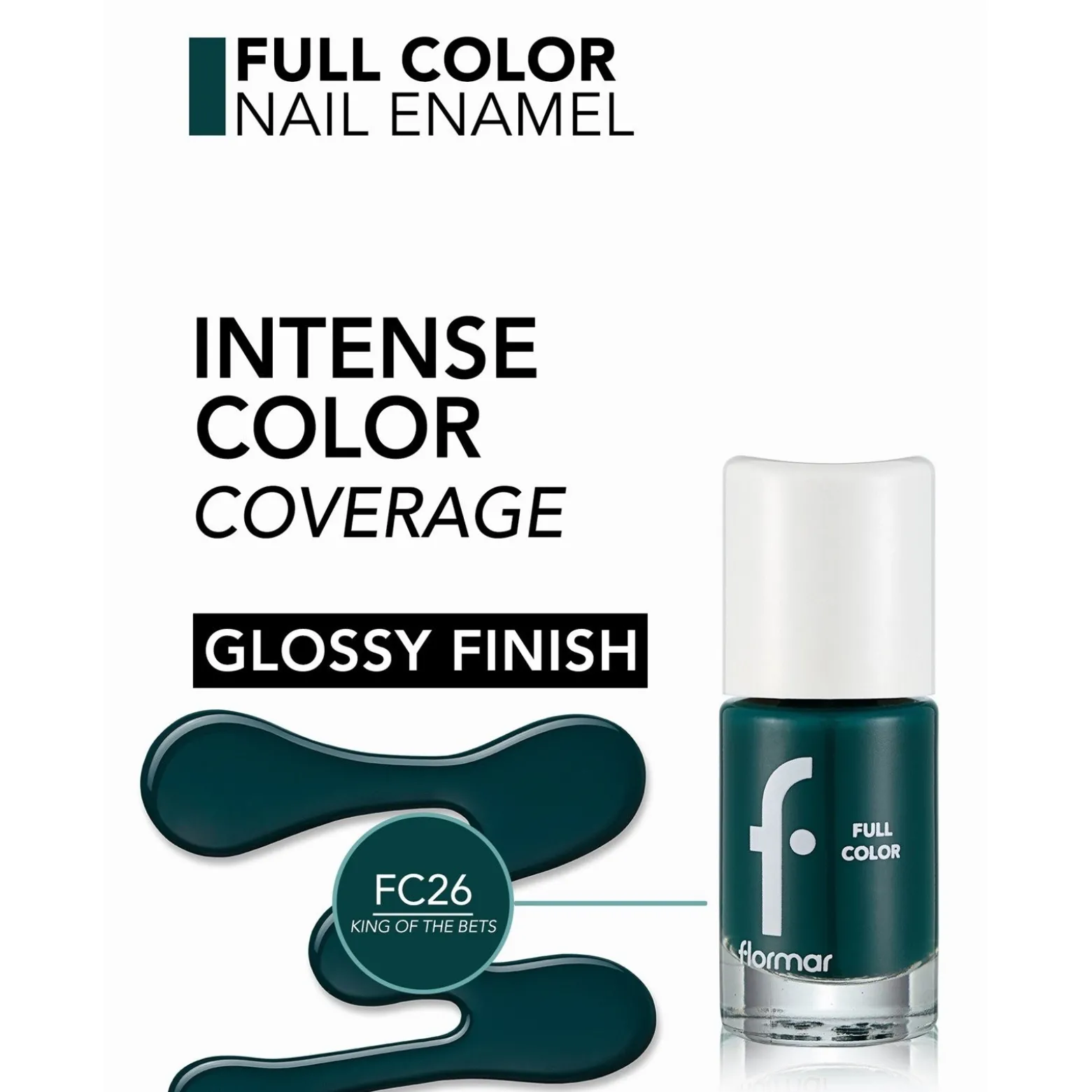 Flormar Full Color Nail Enamel 26 King of the Bets 8ml (0.27floz)