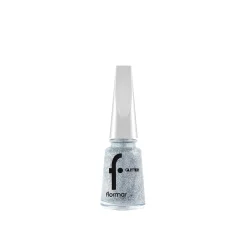 Flormar Glitter Nail Enamel 38 Holographic Silver 11ml (0.37floz)
