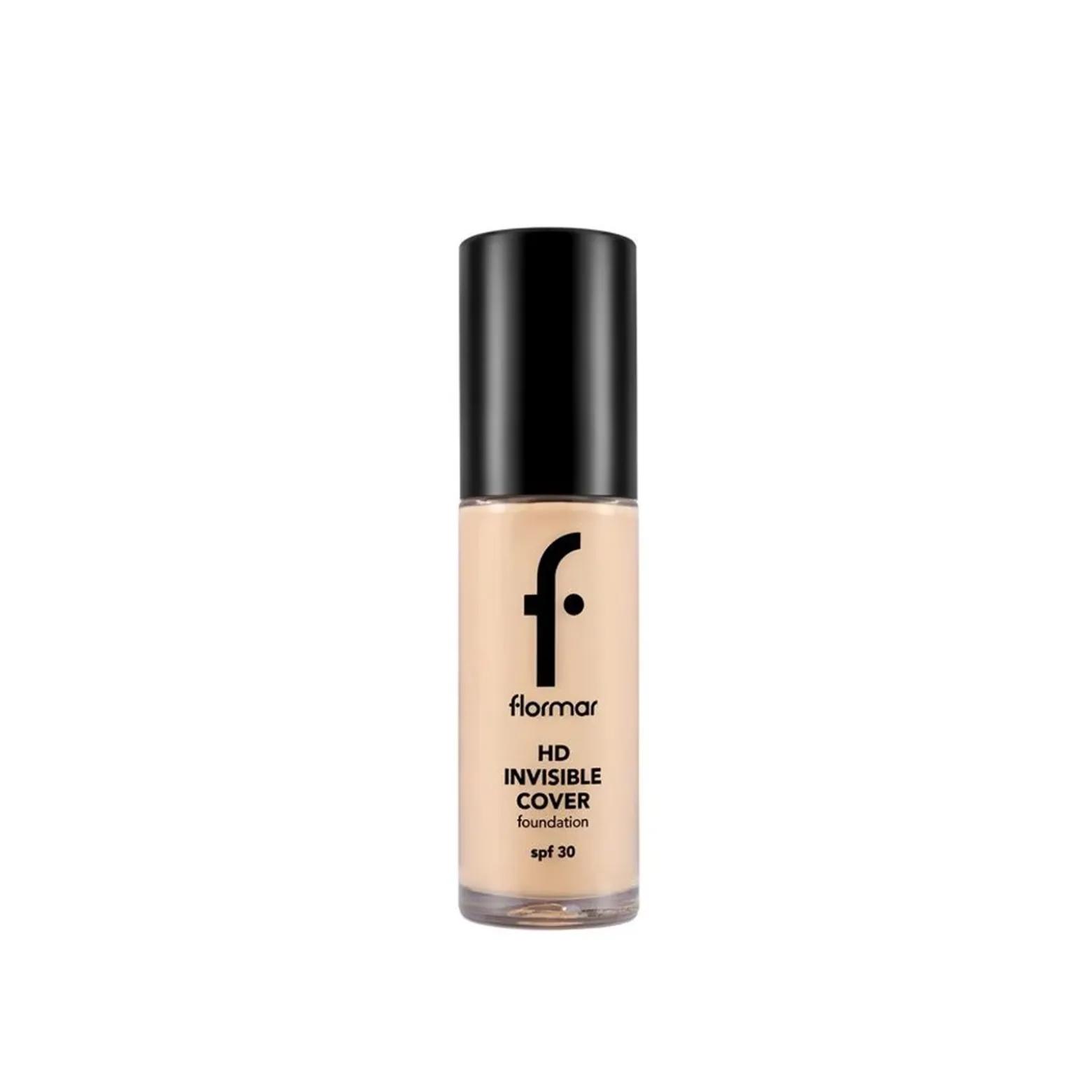 Flormar Invisible Cover HD Foundation SPF30 40 Light Ivory 30ml (1.01floz)