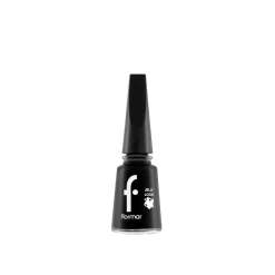Flormar Jelly Look Nail Enamel 28 Patent Black Leather 11ml (0.37floz)