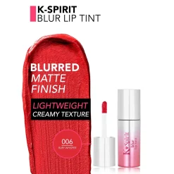 Flormar K-Spirit Blur Lip Tint 006 Ruby Whisper 4ml (0.13floz)
