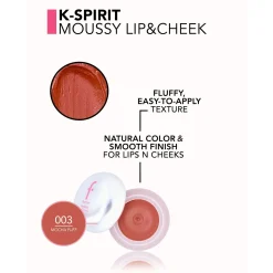 Flormar K-Spirit Moussy Lip & Cheek 003 Mocha Puff 5g (0.17oz)