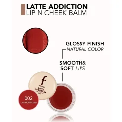 Flormar Latte Addiction Lip & Cheek Balm 002 Cinnamon Blend 3.2g (0.11oz)