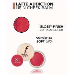 Flormar Latte Addiction Lip & Cheek Balm 001 Rosy Roast 3.2g (0.11oz)