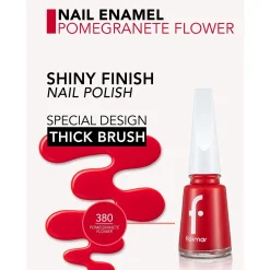 Flormar Nail Enamel 380 Pomegranate Flower 11ml (0.37floz)