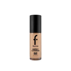 Flormar Perfect Coverage Mat Touch Foundation 301 Soft Beige 30ml (1floz)