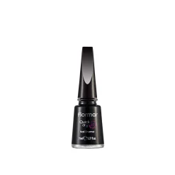 Flormar Quick Dry Nail Enamel 10 Black Minimalism 11ml (0.37floz)