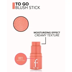 Flormar To Go Blusher Stick 01 Peachy Glam 4g (0.14oz)