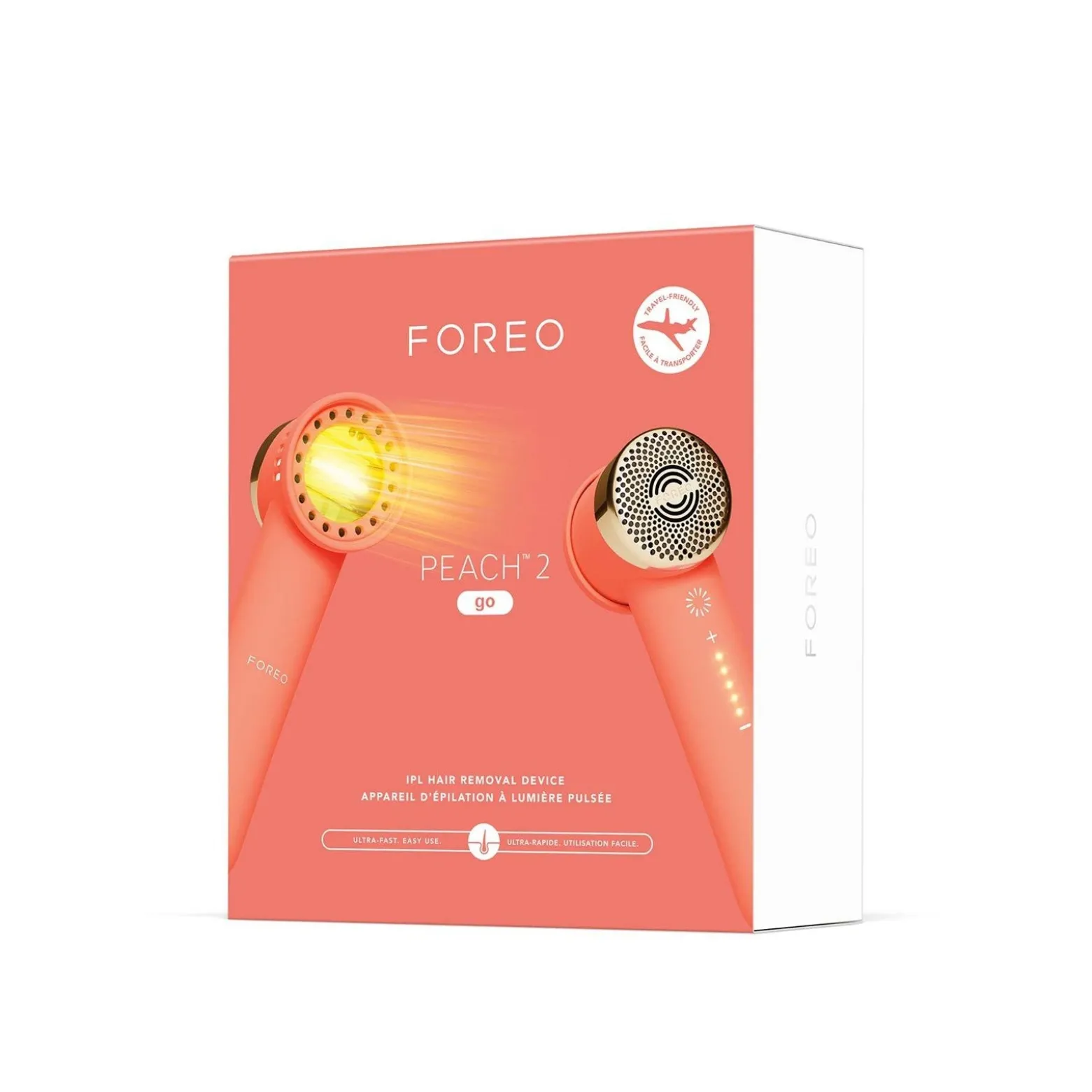 FOREO PEACH™ 2 Go IPL Hair Removal Device Peach