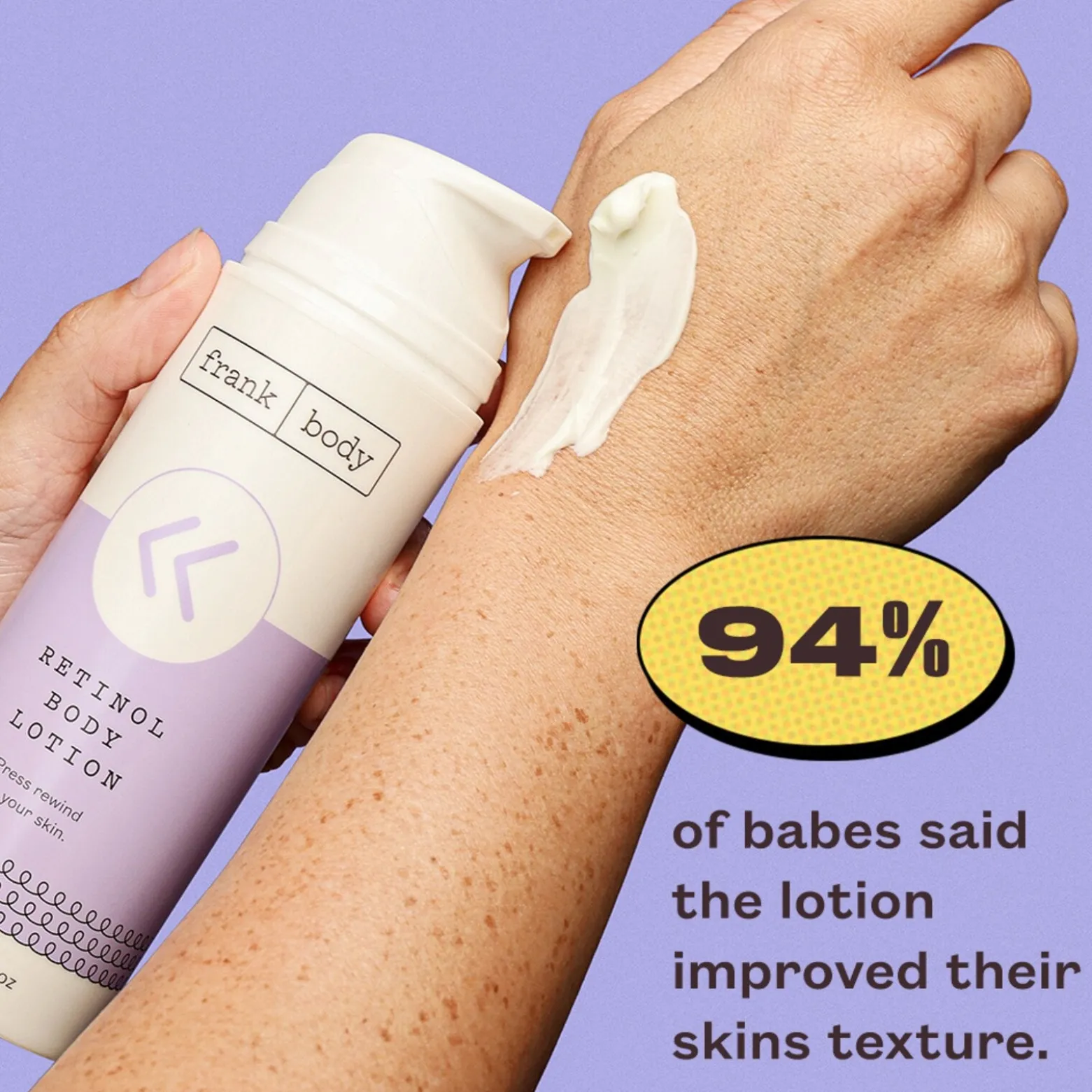 Frank Body Retinol Body Lotion 140ml (4.73floz)