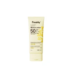 Freshly Cosmetics D+ Natural Suncare Mineral Lotion Sunscreen SPF50 100ml (3.38floz)