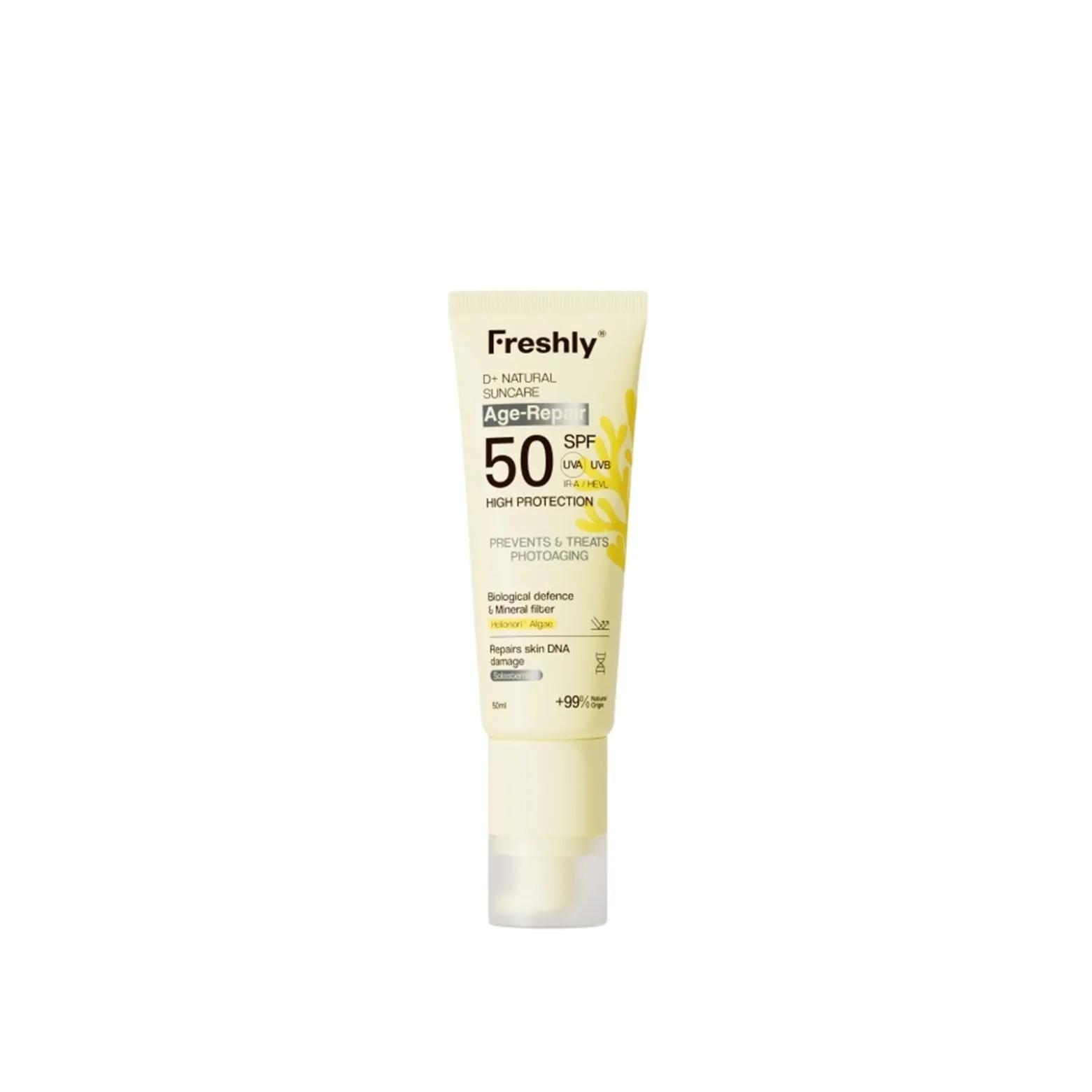 Freshly Cosmetics D+ Natural Suncare Age-Repair Sunscreen SPF50 50ml (1.69floz)