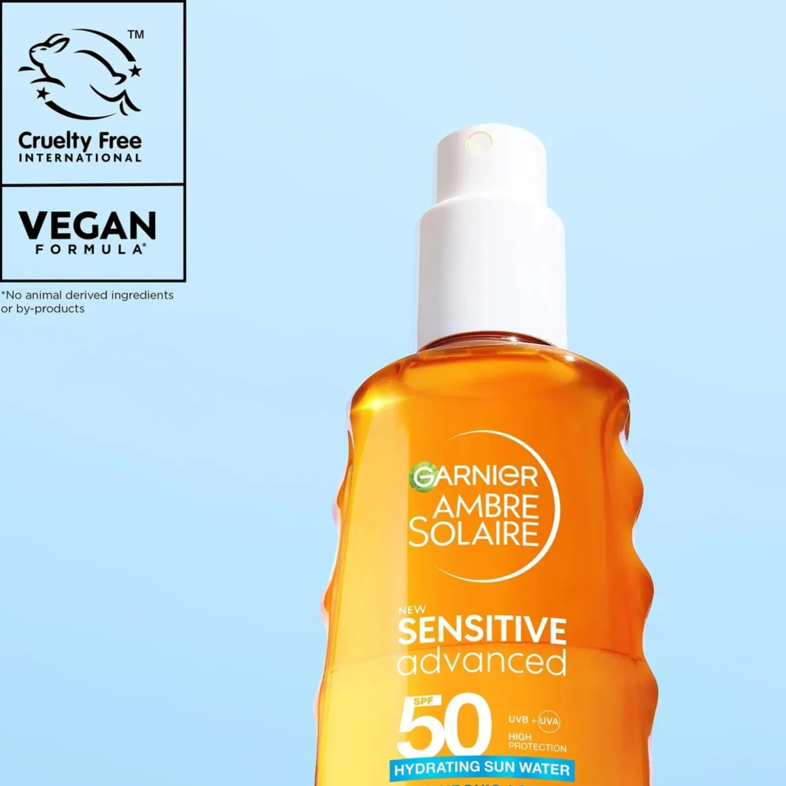 Garnier Ambre Solaire Advanced Sensitive Hydrating Sun Water SPF50 150ml (5.07floz)