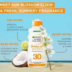 Garnier Ambre Solaire Hydra 24h Protect High Protection Milk SPF30 400ml (13.5floz)