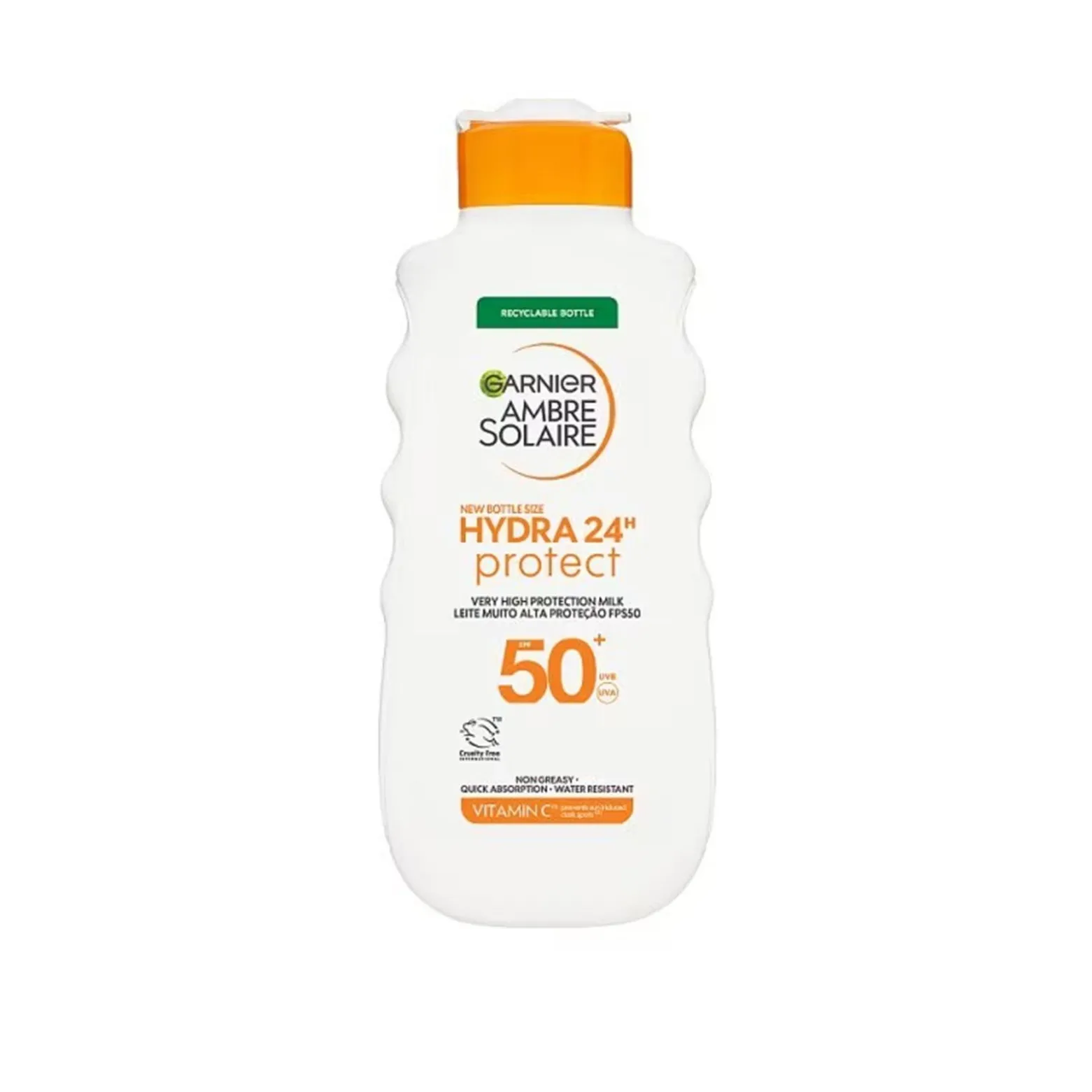 Garnier Ambre Solaire Hydra 24h Protect Very High Protection Milk SPF50+ 400ml (13.5floz)