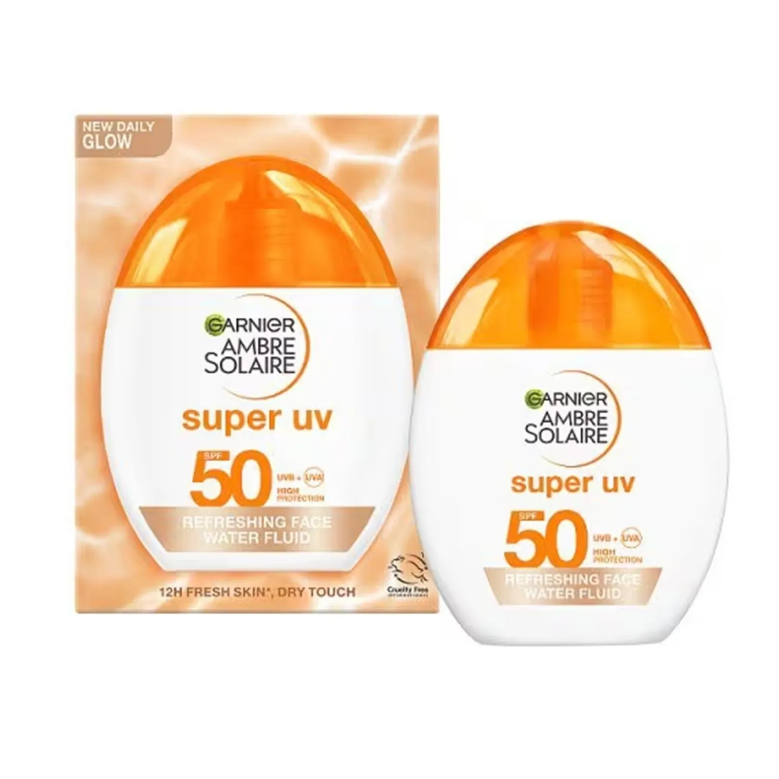 Garnier Ambre Solaire Super UV Refreshing Face Water Tinted Fluid SPF50 40ml (1.35floz)