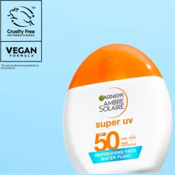 Garnier Ambre Solaire Super UV Refreshing Face Water Fluid SPF50 40ml (1.35floz)