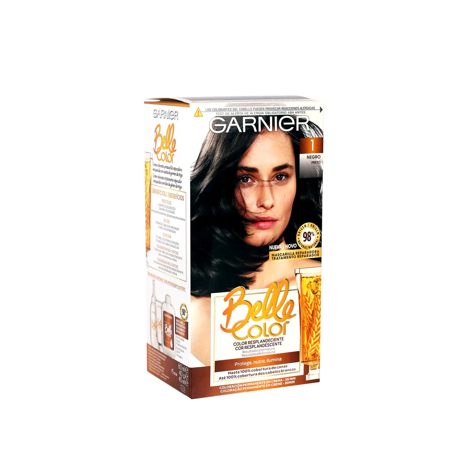 Garnier Belle Color Permanent Hair Dye 1 Black