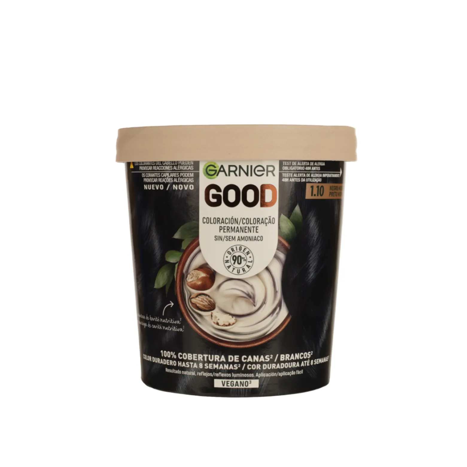 Garnier Good Permanent Hair Dye 1.10 Black Midnight