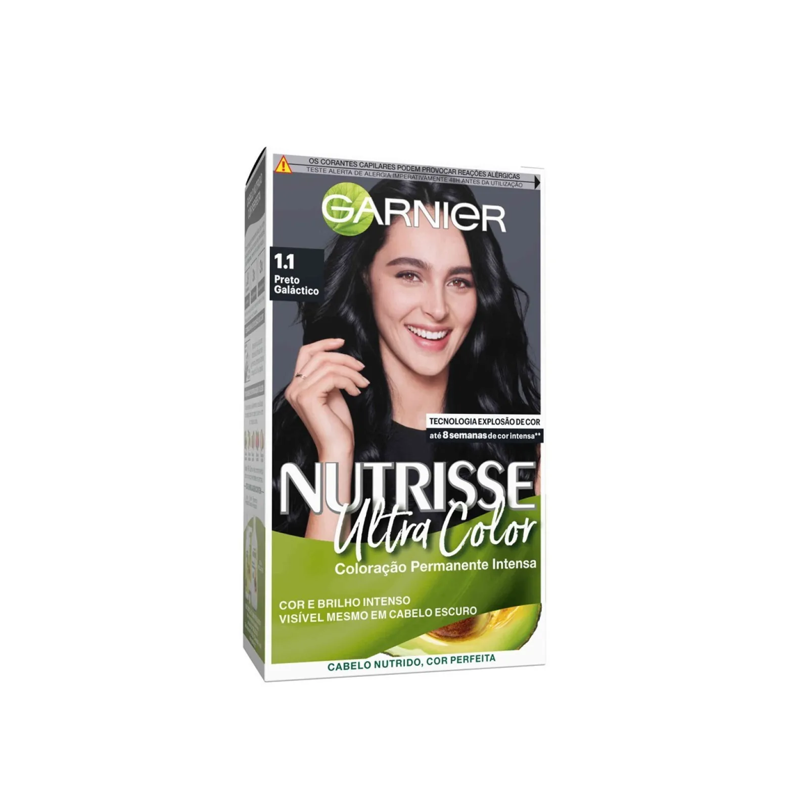 Garnier Nutrisse Ultra Color Permanent Hair Dye 1.1 Infinite Black