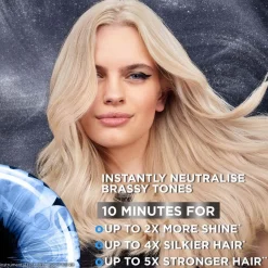 Garnier Olia Hi-Shine Toner Semi-Permanent Hair Dye Platinum Blonde